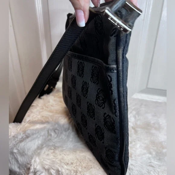 LOEWE ANAGRAM CROSSBODY BLACK/GREY BAG - Picture 6 of 15